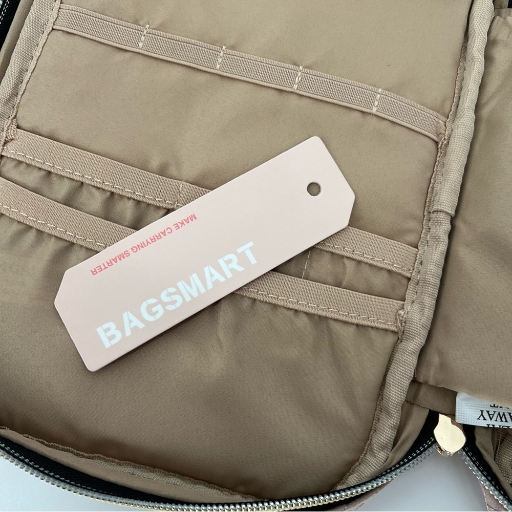 NWT Bagsmart Jewelry Organizer Travel Bag- Mauve/ Pink - Picture 6 of 7